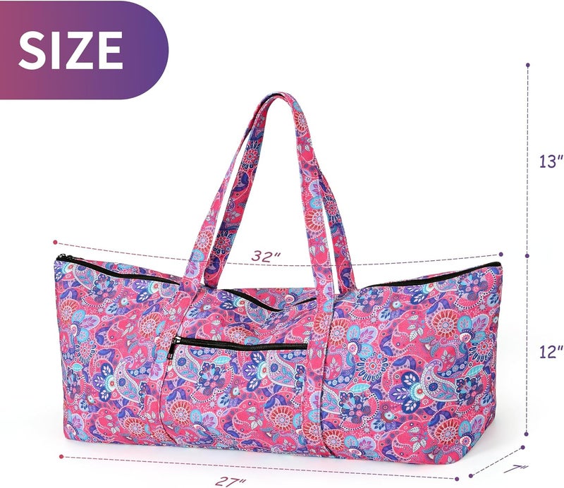 Boulder Bee | Yoga Mat Bag | Large Yoga Mat Carrier with Wet Pocket | Yoga Gifts | Gym Tote Bag for Women - Image 3